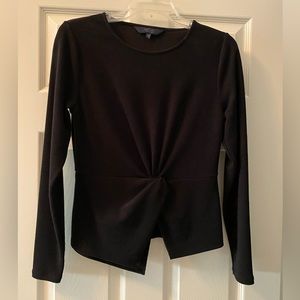 Rachel Rachel Roy Black Asymmetrical Top